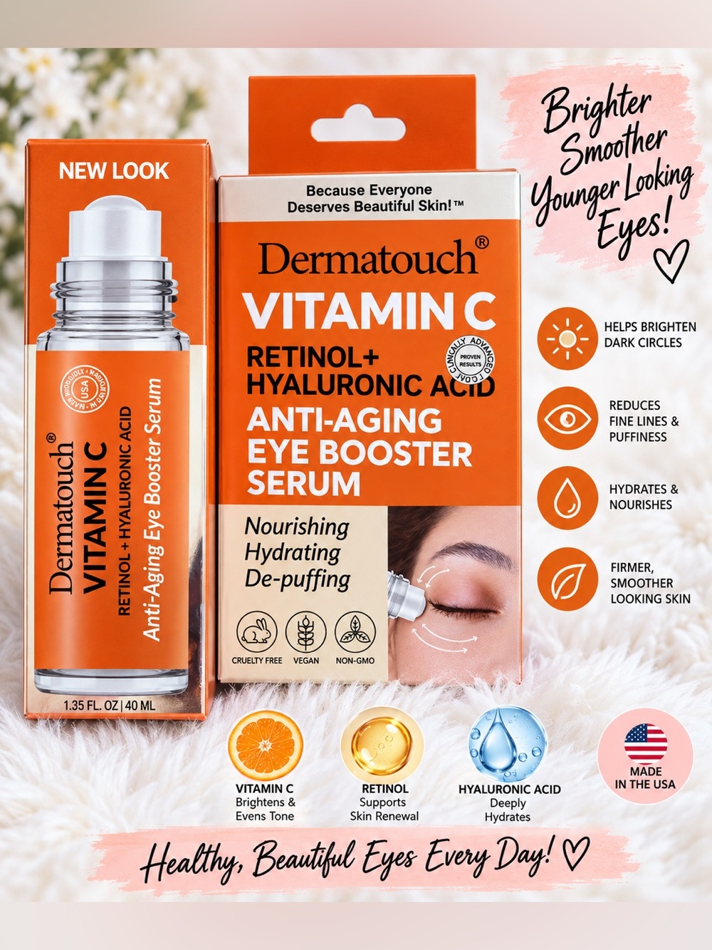 Vitamin C Anti-Aging Eye Booster Serum — Orange